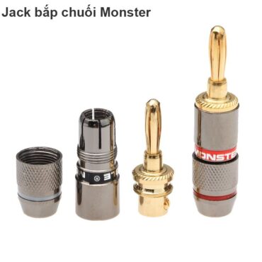 Rắc Audio bắp chuối Monster (1 chiếc) - Phụ Kiện Điện Tử Việt Nam