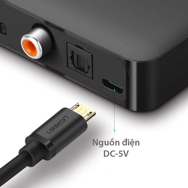 Bộ nhận và phát Blueooth V4.2 từ Smartphone, TAB, Laptop ra Loa, Ampli âm thanh HIFI UGREEN 40856 - Phụ Kiện Điện Tử Việt Nam dau nhan bluetooth cho loa, ampli ugreen 40856