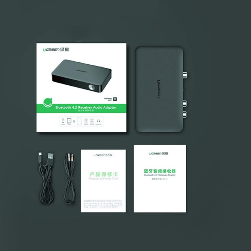 Bộ nhận và phát Blueooth V4.2 từ Smartphone, TAB, Laptop ra Loa, Ampli âm thanh HIFI UGREEN 40856 - Phụ Kiện Điện Tử Việt Nam dau nhan bluetooth cho loa, ampli ugreen 40856