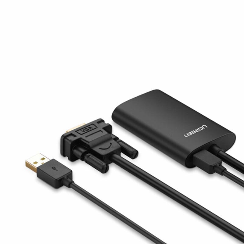 VGA sang HDMI converter 1080P 50Cm UGREEN 40263 - Phụ Kiện Điện Tử Việt Nam bo chuyen doi vga audio sang hdmi ugreen chnh hang
