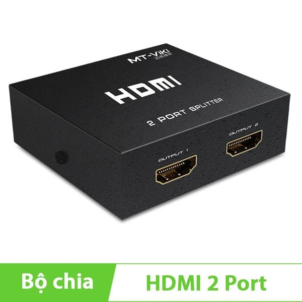 Bộ chia HDMI splitter V1.4 2 port 4K30Hz 3D MT-VIKI MT-SP102M - Phụ Kiện Điện Tử Việt Nam Bộ chia HDMI splitter V1.4 2 port 4K30Hz 3D MT-VIKI MT-SP102M - Phụ Kiện Điện Tử Việt Nam