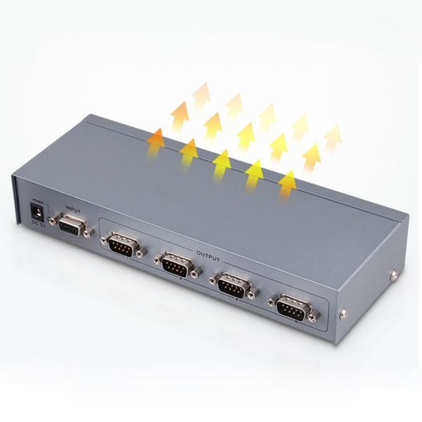 Bộ chia cổng RS232 1 ra 4 DTECH DT-5044 - Phụ Kiện Điện Tử Việt Nam Bộ chia cổng RS232 1 ra 4 DTECH DT-5044 - Phụ Kiện Điện Tử Việt Nam