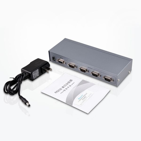 Bộ chia cổng RS232 1 ra 4 DTECH DT-5044 - Phụ Kiện Điện Tử Việt Nam Bộ chia cổng RS232 1 ra 4 DTECH DT-5044 - Phụ Kiện Điện Tử Việt Nam