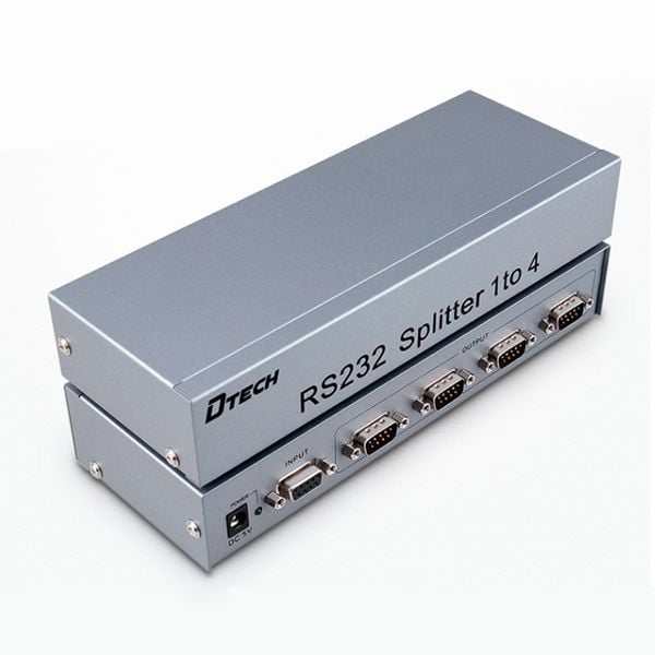 Bộ chia cổng RS232 1 ra 4 DTECH DT-5044 - Phụ Kiện Điện Tử Việt Nam Bộ chia cổng RS232 1 ra 4 DTECH DT-5044 - Phụ Kiện Điện Tử Việt Nam