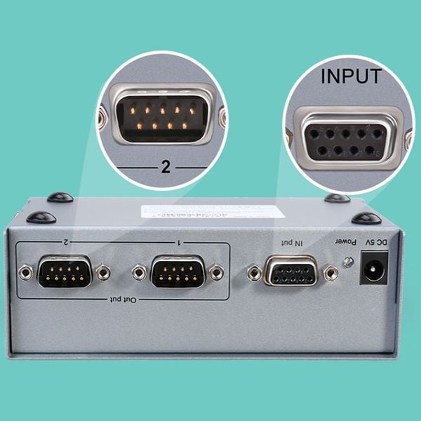 Bộ chia cổng RS232 1 ra 4 DTECH DT-5044 - Phụ Kiện Điện Tử Việt Nam Bộ chia cổng RS232 1 ra 4 DTECH DT-5044 - Phụ Kiện Điện Tử Việt Nam