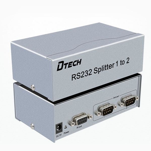 Bộ chia cổng RS232 1 ra 2 có cấp nguồn chính hãng DTECH DT-5047 - Phụ Kiện Điện Tử Việt Nam Bộ chia cổng RS232 1 ra 2 có cấp nguồn chính hãng DTECH DT-5047 - Phụ Kiện Điện Tử Việt Nam