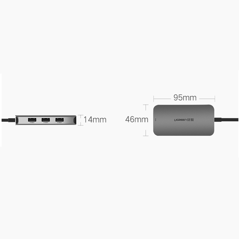 Bộ chuyển USB-C ra VGA + Hub 3*USB 3.0 + USB-C Power sạc UGREEN 50210 - Phụ Kiện Điện Tử Việt Nam Bộ chuyển USB-C ra VGA + Hub 3*USB 3.0 + USB-C Power sạc UGREEN 50210 - Phụ Kiện Điện Tử Việt Nam