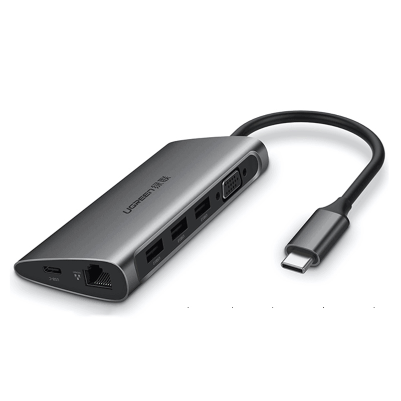 usb-c ra vga usb 3.0 lan gigabit sd-tf ugreen 50539