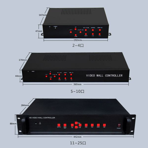 Bộ ghép màn hình HDMI 4/6/8/9/12 đến 24 cổng dùng cho màn hình LCD, máy chiếu - Phụ Kiện Điện Tử Việt Nam Bộ ghép màn hình HDMI 4/6/8/9/12 đến 24 cổng dùng cho màn hình LCD, máy chiếu - Phụ Kiện Điện Tử Việt Nam