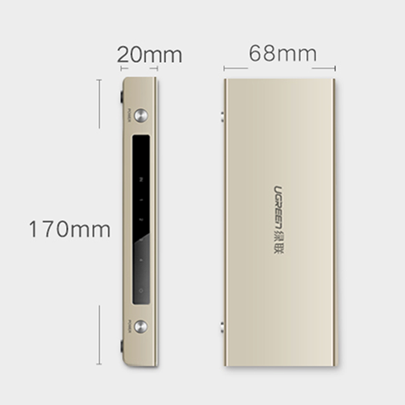 Switch 3x1 HDMI 4K 30Hz Audio SPDIF 3.5mm output Ugreen 40369 - Phụ Kiện Điện Tử Việt Nam bo chuyen mach hdmi 5 vao 1 ra ugreen 40370