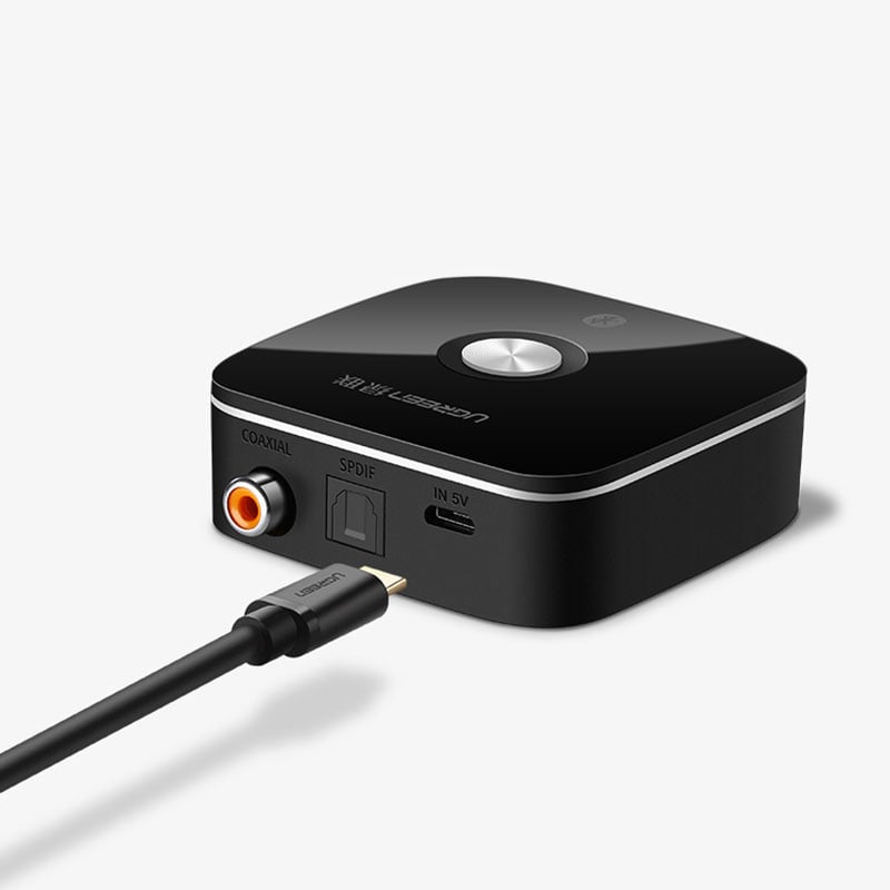 bo nhan am khong day bluetooth cho loa amplifier dac cong ra coaxial spdif ugreen 40855