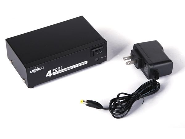 Bộ chia tín hiệu AV Video Audio 1 ra 4 cổng MT-VIKI MT-104AV - Phụ Kiện Điện Tử Việt Nam Bộ chia tín hiệu AV Video Audio 1 ra 4 cổng MT-VIKI MT-104AV - Phụ Kiện Điện Tử Việt Nam