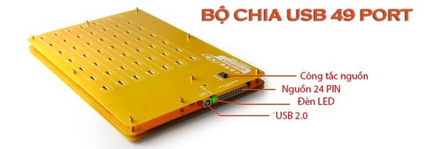 Bộ chia HUB USB 49 cổng DIPO DP-UH249 - Phụ Kiện Điện Tử Việt Nam