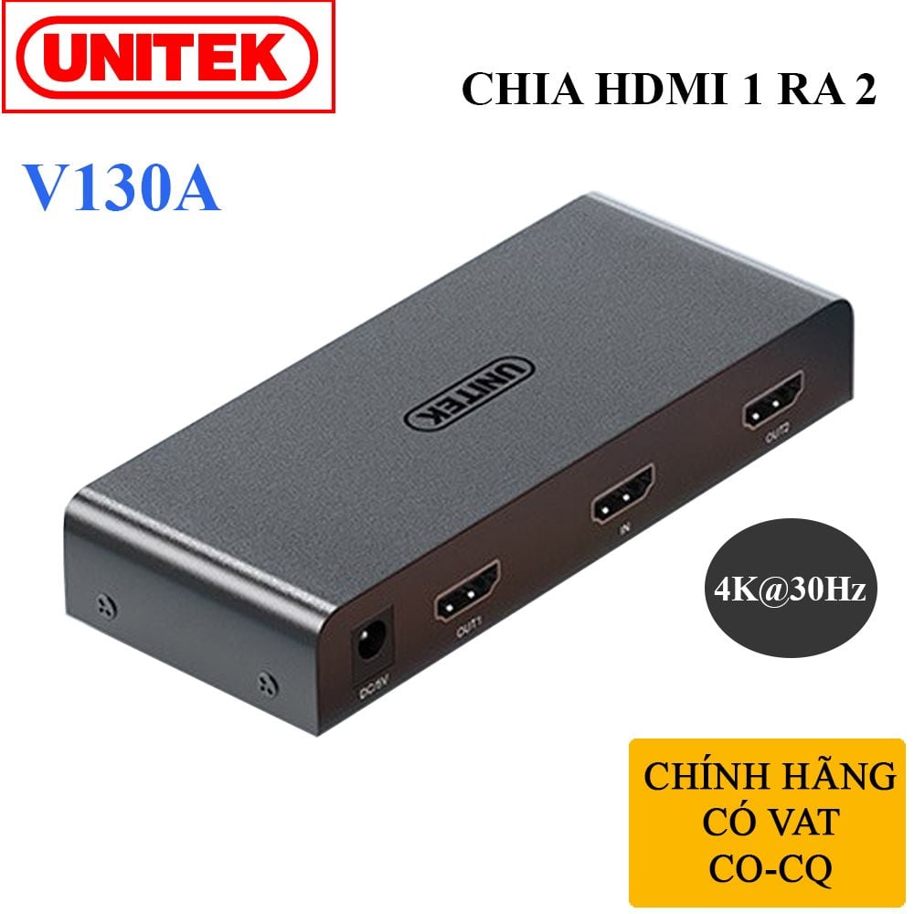 Bộ chia cổng HDMI 1 ra 8 4K2K@30Hz 3D chính hãng Unitek V132A - Phụ Kiện Điện Tử Việt Nam Bộ chia cổng HDMI 1 ra 8 4K2K@30Hz 3D chính hãng Unitek V132A - Phụ Kiện Điện Tử Việt Nam