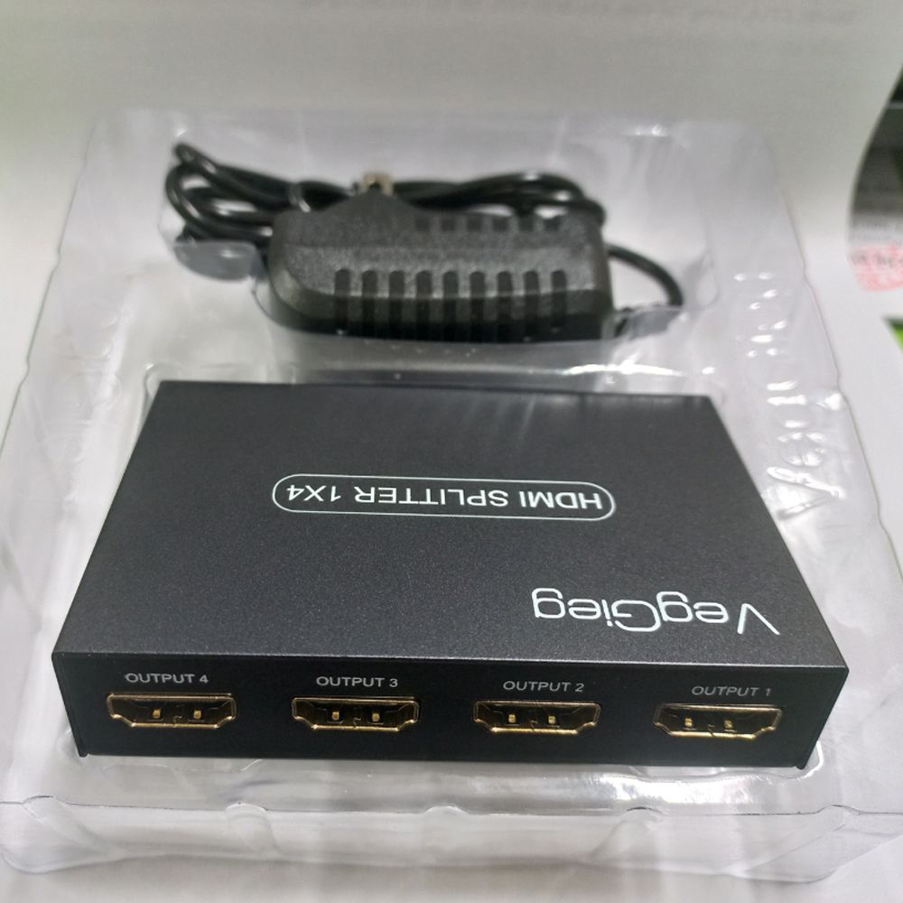 Bộ chia HDMI splitter V1.4 4 port 4K30Hz 3D Veggieg V-HD07 - Phụ Kiện Điện Tử Việt Nam Bộ chia HDMI splitter V1.4 4 port 4K30Hz 3D Veggieg V-HD07 - Phụ Kiện Điện Tử Việt Nam