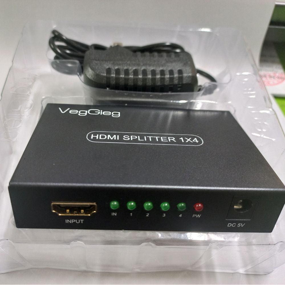 Bộ chia HDMI splitter V1.4 4 port 4K30Hz 3D Veggieg V-HD07 - Phụ Kiện Điện Tử Việt Nam Bộ chia HDMI splitter V1.4 4 port 4K30Hz 3D Veggieg V-HD07 - Phụ Kiện Điện Tử Việt Nam
