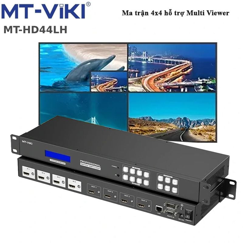 Bộ chia HDMI Ma trận 4 ra 4 MT-VIKI HD44LH