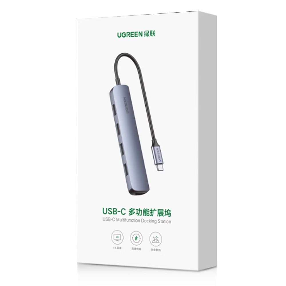 Bộ chia USB typeC ra HDMI 4K@30Hz và 4 cổng USB 3.0 chính hãng Ugreen 20197 - Phụ Kiện Điện Tử Việt Nam Bộ chia USB typeC ra HDMI 4K@30Hz và 4 cổng USB 3.0 chính hãng Ugreen 20197 - Phụ Kiện Điện Tử Việt Nam