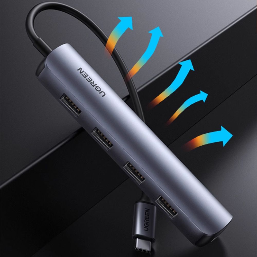 Bộ chia USB typeC ra HDMI 4K@30Hz và 4 cổng USB 3.0 chính hãng Ugreen 20197 - Phụ Kiện Điện Tử Việt Nam Bộ chia USB typeC ra HDMI 4K@30Hz và 4 cổng USB 3.0 chính hãng Ugreen 20197 - Phụ Kiện Điện Tử Việt Nam