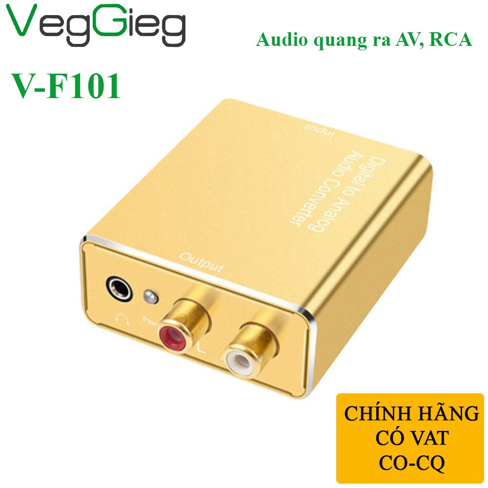 Bộ chuyển đổi âm thanh Quang Optical Coaxial sang AV-RCA Veggieg V-F101 - Phụ Kiện Điện Tử Việt Nam Bộ chuyển đổi âm thanh Quang Optical Coaxial sang AV-RCA Veggieg V-F101