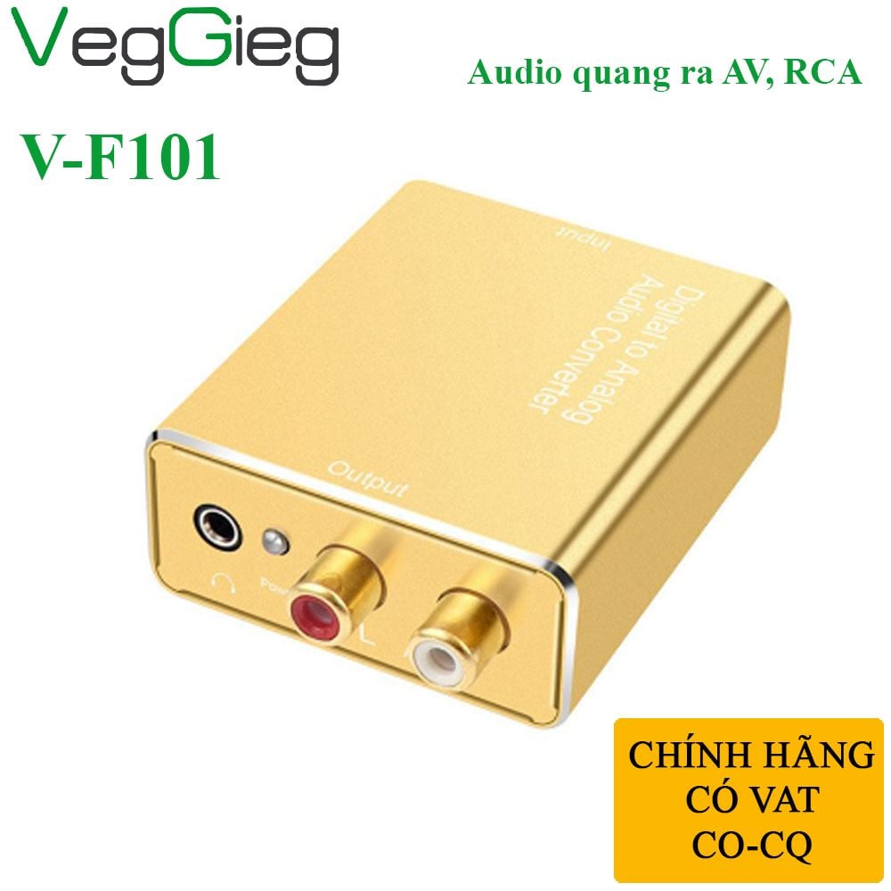 Bộ chuyển đổi âm thanh Quang Optical Coaxial sang AV-RCA Veggieg V-F101 - Phụ Kiện Điện Tử Việt Nam Bộ chuyển đổi âm thanh Quang Optical Coaxial sang AV-RCA Veggieg V-F101 - Phụ Kiện Điện Tử Việt Nam