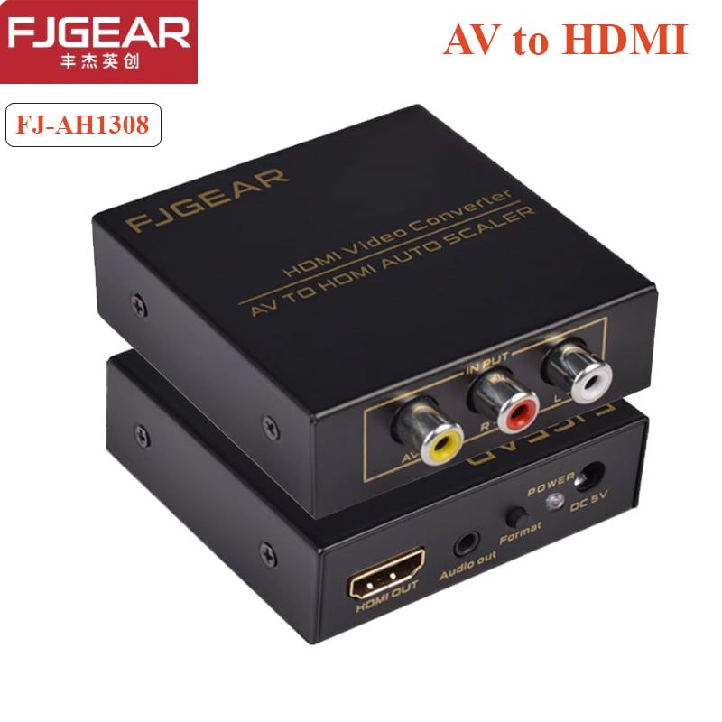 Bộ chuyển đổi AV to HDMI 1080P chính hãng FJGEAR FJ-AH1308