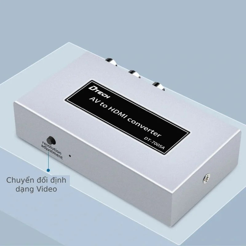 Bộ chuyển đổi video AV sang HDMI Dtech DT-7005A full HD - Phụ Kiện Điện Tử Việt Nam