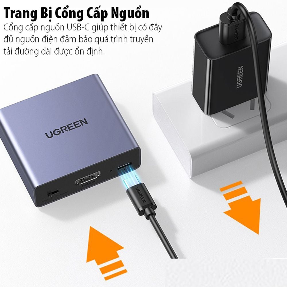 Bộ chuyển HDMI ARC ra audio 3.5mm , audio quang SPDIF , HDMI 4K@30Hz Ugreen 60649 CM531 - Phụ Kiện Điện Tử Việt Nam Bộ chuyển HDMI ARC ra audio 3.5mm , audio quang SPDIF , HDMI 4K@30Hz Ugreen 60649 CM531 - Phụ Kiện Điện Tử Việt Nam