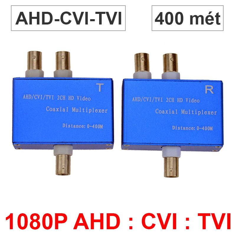 Bộ gộp 2 Camera AHD đi trên 1 cáp đồng trục 300 mét 8602 - Phụ Kiện Điện Tử Việt Nam