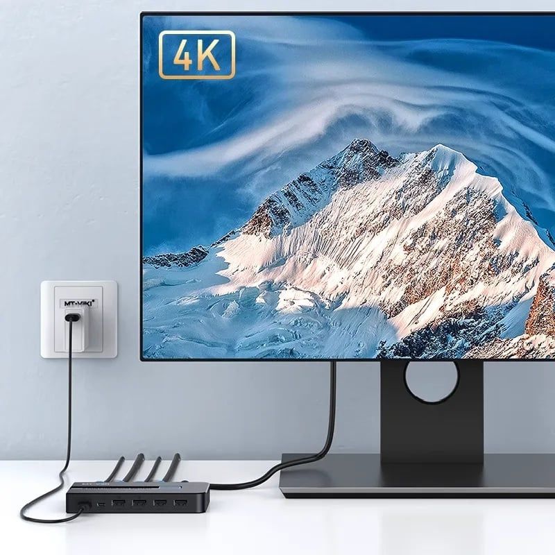 KVM Switch HDMI 2x1 - Bộ chuyển mạch HDMI và USB 2 vào 1 ra 4K60Hz MT-VIKI MT-KH2S