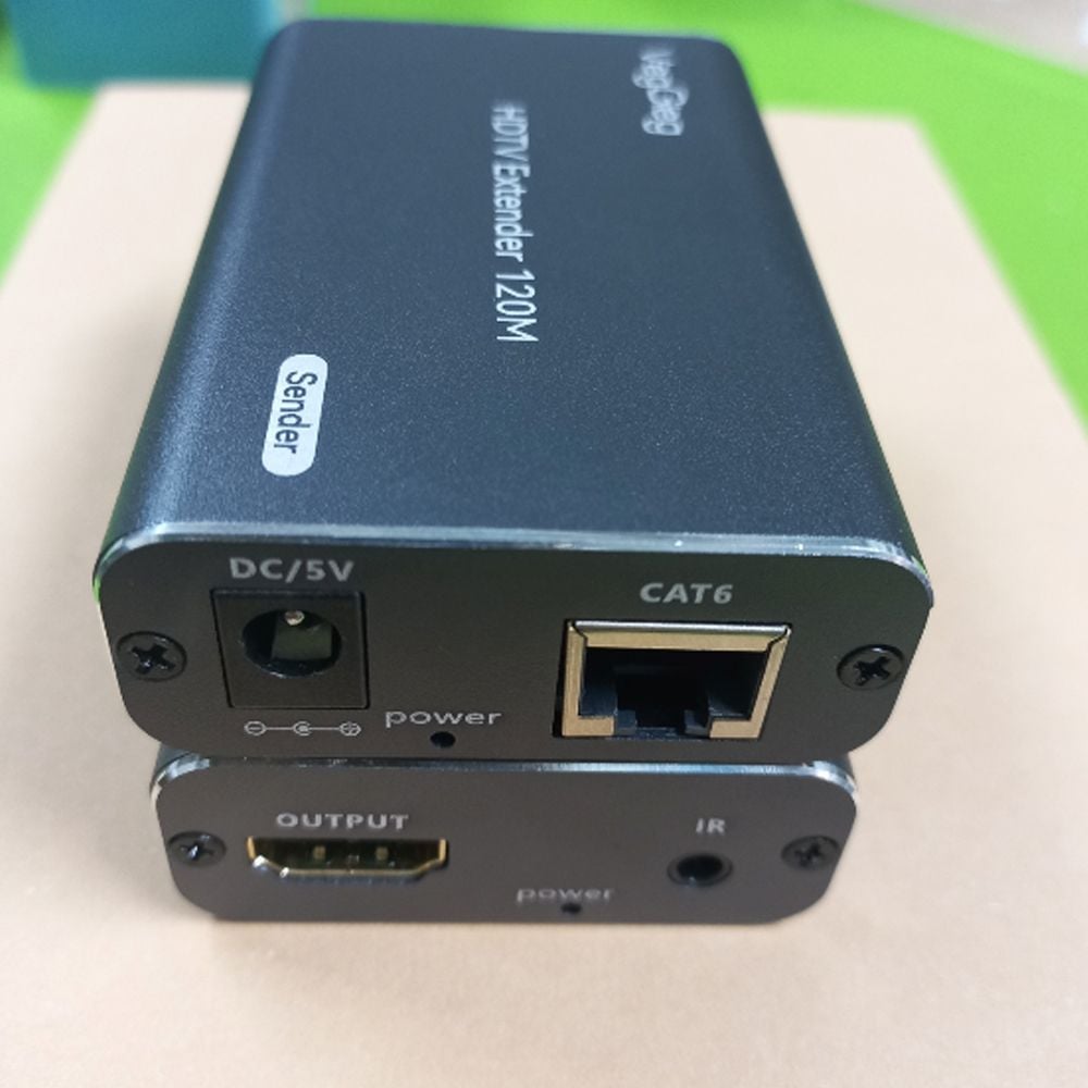 Bộ khuếch đại mở rộng HDMI 1080P qua dây cáp mạng 120 mét chính hãng VegGieg V-HD120 - Phụ Kiện Điện Tử Việt Nam Bộ khuếch đại mở rộng HDMI 1080P qua dây cáp mạng 120 mét chính hãng VegGieg V-HD120 - Phụ Kiện Điện Tử Việt Nam