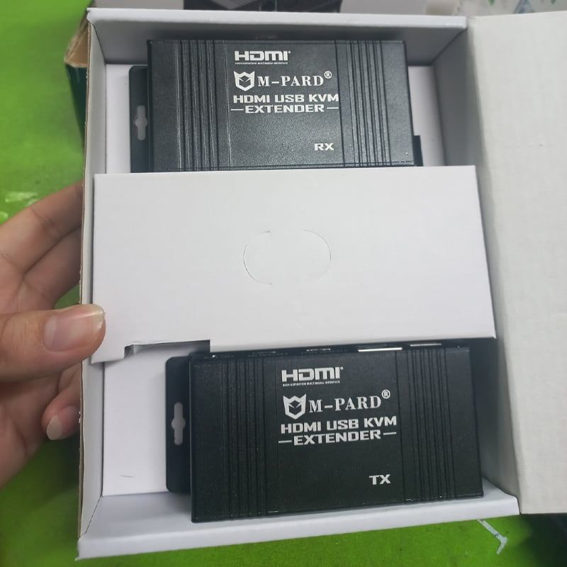 Bộ kéo dài HDMI và USB phím chuột qua cáp mạng RJ45 chính hãng M-Pard MD131 - 60 Mét - Phụ Kiện Điện Tử Việt Nam Bộ kéo dài HDMI và USB phím chuột qua cáp mạng RJ45 chính hãng M-Pard MD131 - 60 Mét