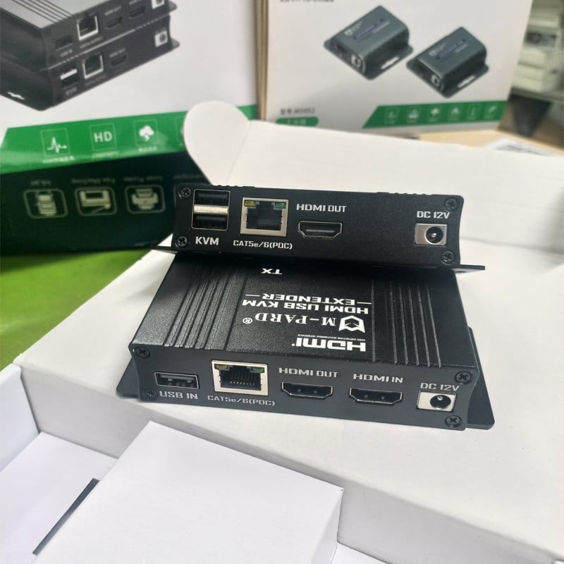 Bộ kéo dài HDMI và USB phím chuột qua cáp mạng RJ45 chính hãng M-Pard MD131 - 60 Mét - Phụ Kiện Điện Tử Việt Nam Bộ kéo dài HDMI và USB phím chuột qua cáp mạng RJ45 chính hãng M-Pard MD131 - 60 Mét