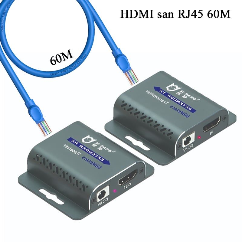 Bộ kéo dài HDMI qua cáp mạng RJ45 chính hãng M-Pard MD052 - 60 Mét - Phụ Kiện Điện Tử Việt Nam Bộ kéo dài HDMI qua cáp mạng RJ45 chính hãng M-Pard MD052 - 60 Mét