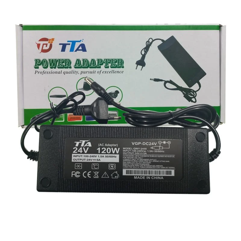 Nguồn adapter 24V-5A 5.5 x 2.5mm chính hãng TTA QWY-2450 - Phụ Kiện Điện Tử Việt Nam