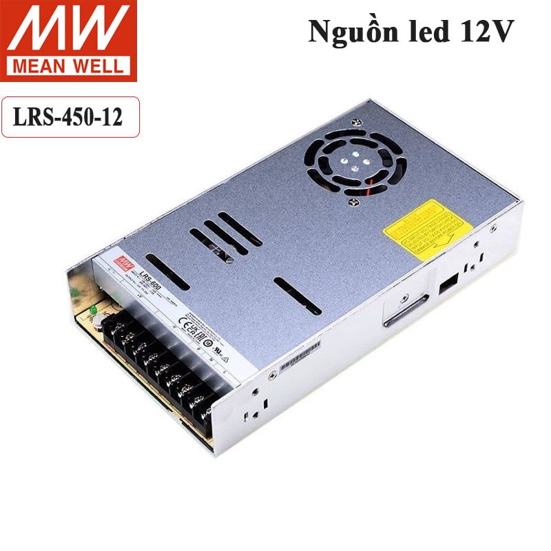 NGUỒN LED DC 12V-37.5A 450W MEANWELL LRS-450-12 - Phụ Kiện Điện Tử Việt Nam NGUỒN LED DC 12V-37.5A 450W MEANWELL LRS-450-12 - Phụ Kiện Điện Tử Việt Nam