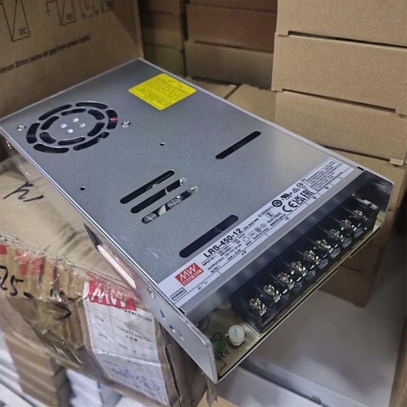 NGUỒN LED DC 12V-37.5A 450W MEANWELL LRS-450-12 - Phụ Kiện Điện Tử Việt Nam NGUỒN LED DC 12V-37.5A 450W MEANWELL LRS-450-12 - Phụ Kiện Điện Tử Việt Nam