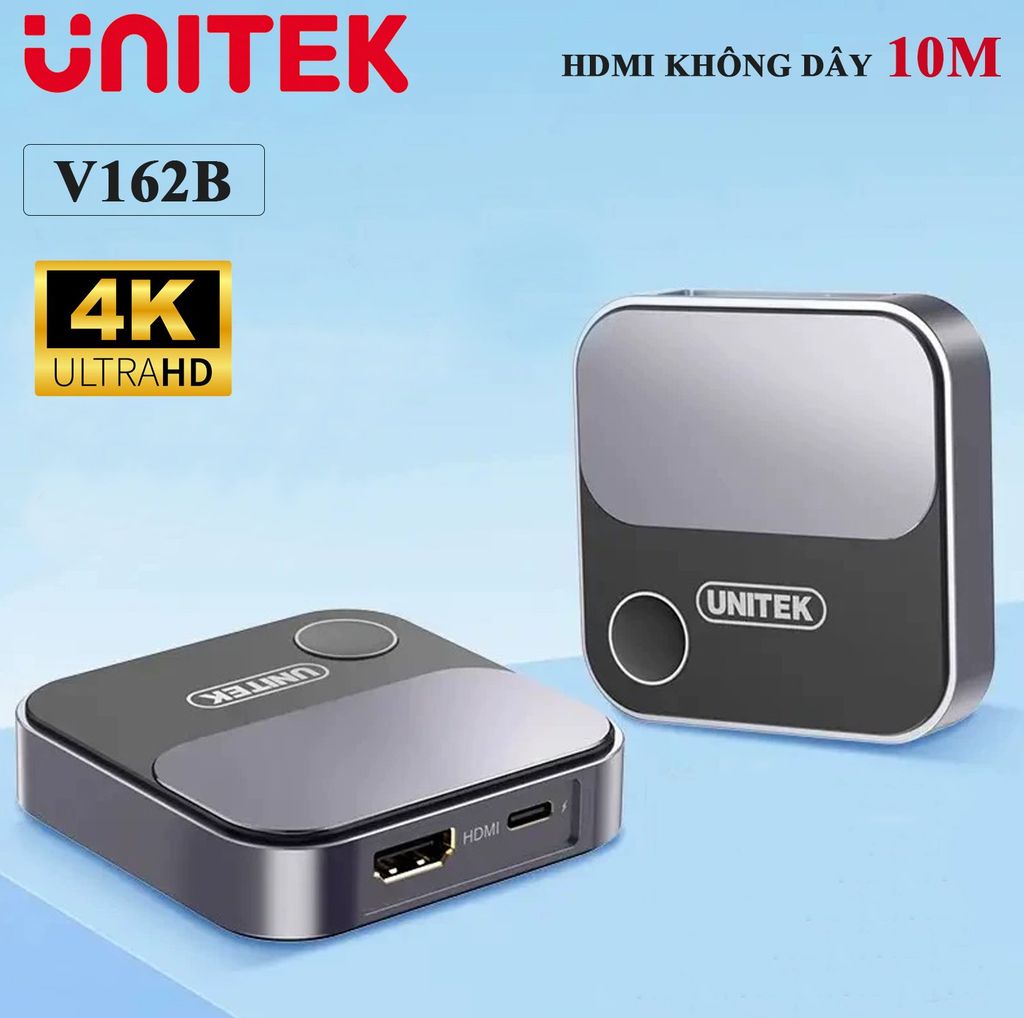 Bộ nhận HDMI không dây chuẩn 4K@60Hz Unitek V162B - Phụ Kiện Điện Tử Việt Nam