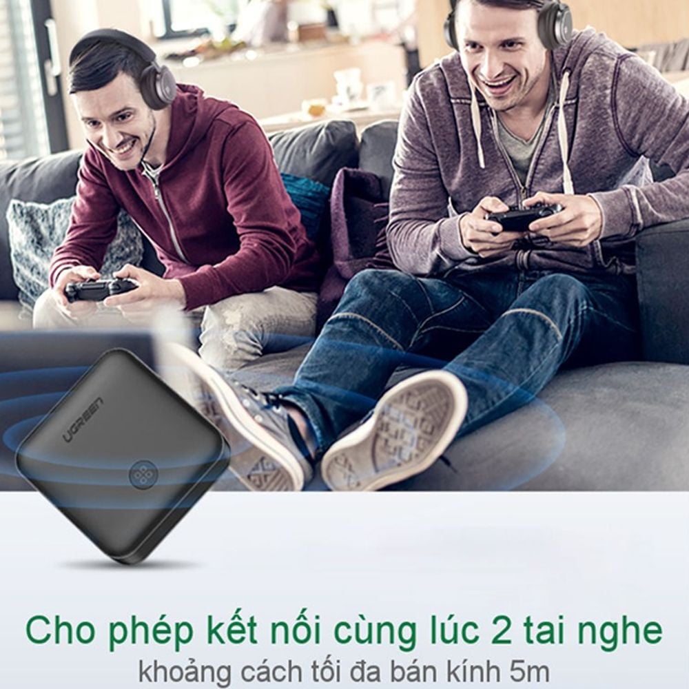 Bộ nhận và phát Bluetooth 5.0 hỗ trợ SPDIF Optical và APTX UGREEN 70158 CM144 - Phụ Kiện Điện Tử Việt Nam Bộ nhận và phát Bluetooth 5.0 hỗ trợ SPDIF Optical và APTX UGREEN 70158 CM144 - Phụ Kiện Điện Tử Việt Nam