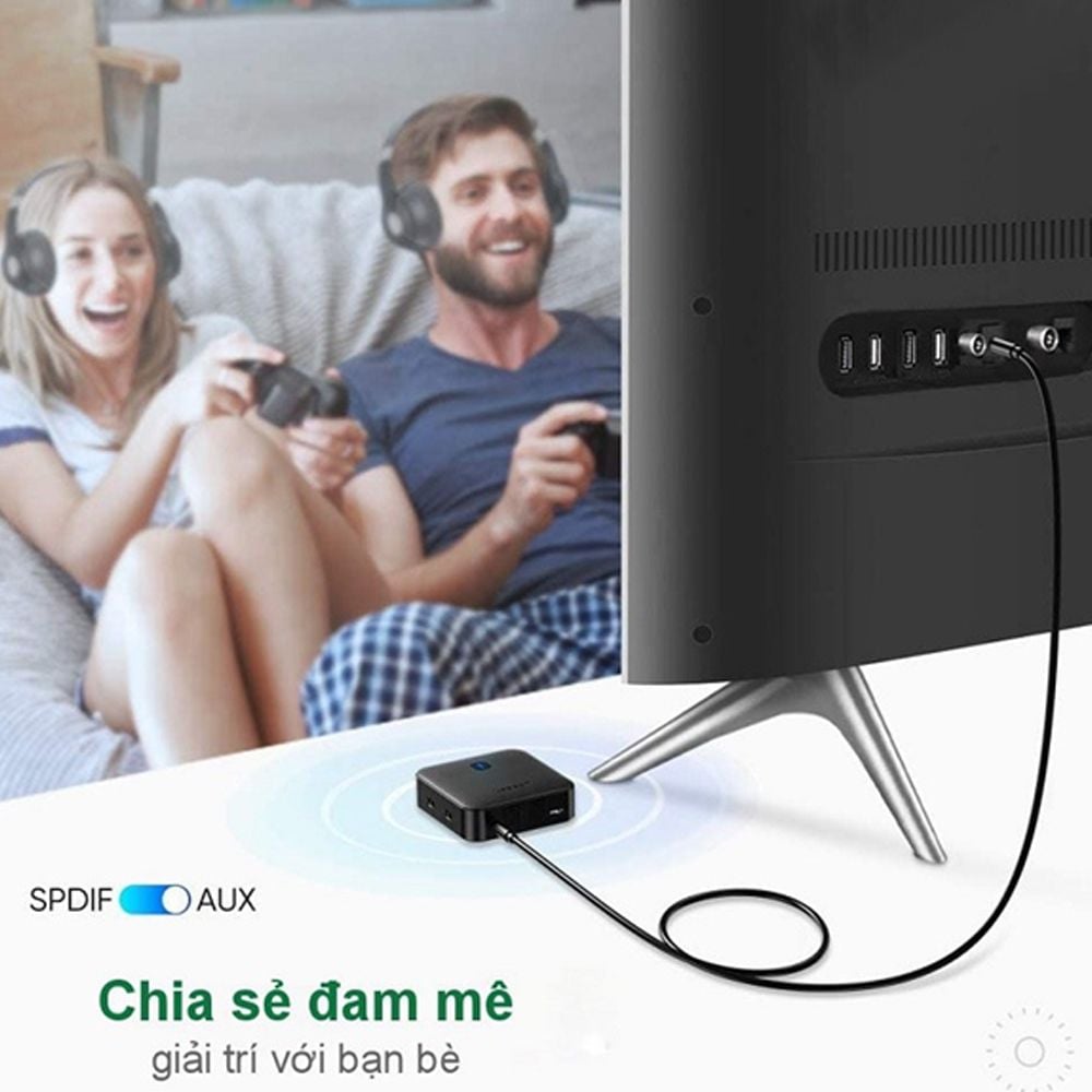 Bộ nhận và phát Bluetooth 5.0 hỗ trợ SPDIF Optical và APTX UGREEN 70158 CM144 - Phụ Kiện Điện Tử Việt Nam Bộ nhận và phát Bluetooth 5.0 hỗ trợ SPDIF Optical và APTX UGREEN 70158 CM144 - Phụ Kiện Điện Tử Việt Nam