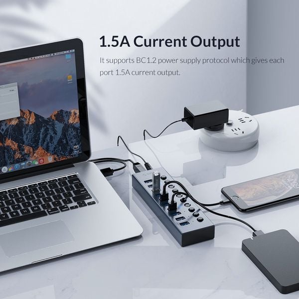 bo chia usb 3.0 7 cong