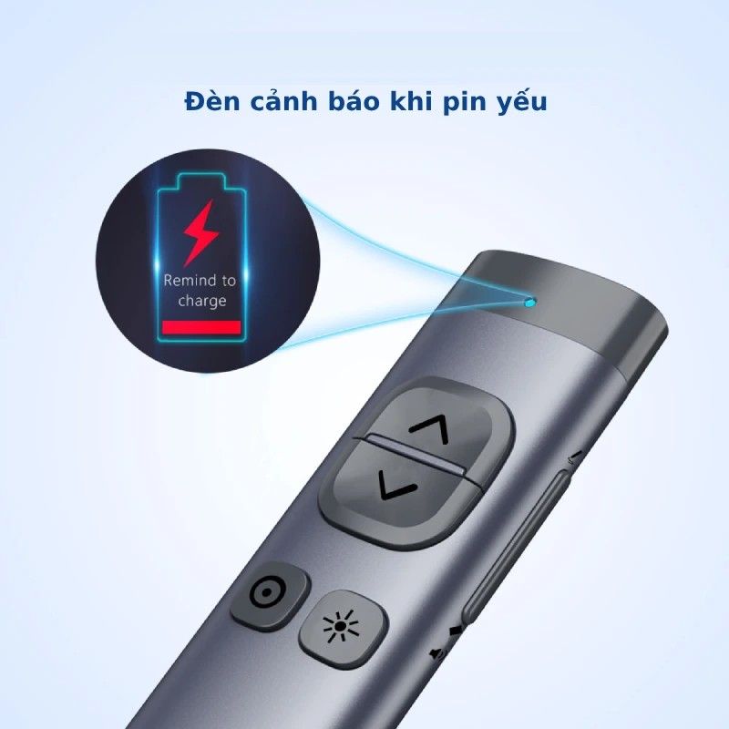 Bút trình chiếu Bluetooth dùng cho màn hình LED Norwii N97S-R laser màu đỏ - Phụ Kiện Điện Tử Việt Nam