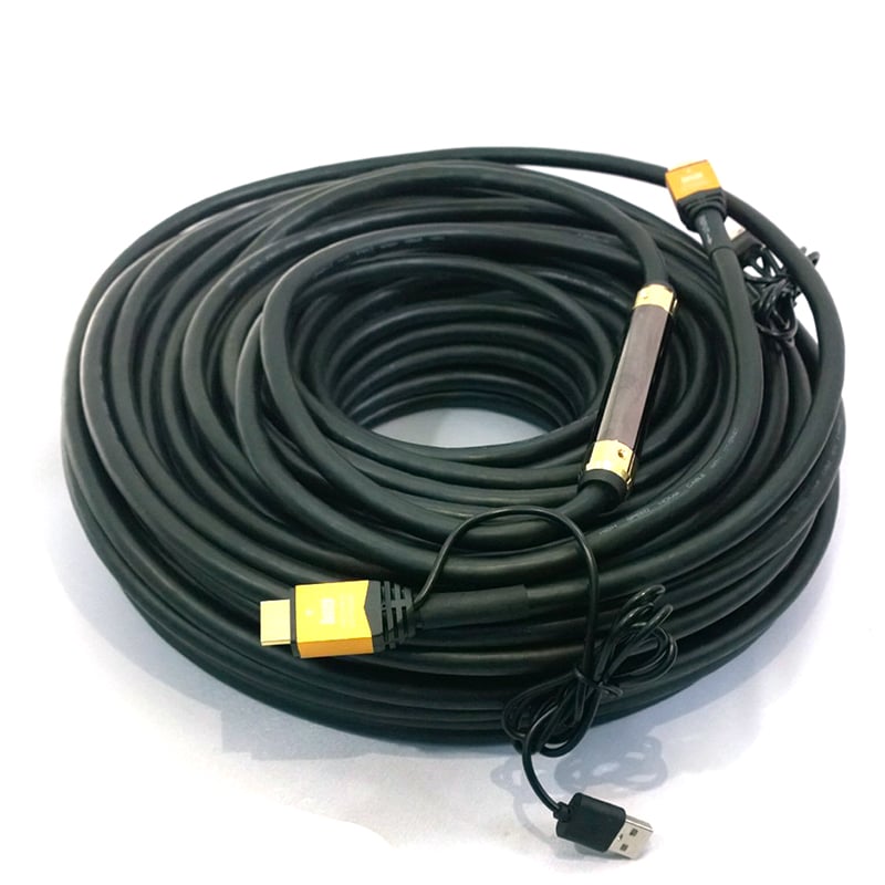 Cáp HDMI 40 mét 3D/1080P Jasun JS-121 - Hỗ trợ nguồn phụ - Phụ Kiện Điện Tử Việt Nam cap hdmi 40 met jasun js-121