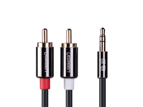Cáp Audio 3.5mm to 2 RCA UGREEN mạ vàng 24k 1.5M 2M 3M 5M - Phụ Kiện Điện Tử Việt Nam Cáp Audio 3.5mm to 2 RCA UGREEN mạ vàng 24k 1.5M 2M 3M 5M - Phụ Kiện Điện Tử Việt Nam