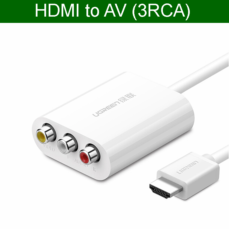 Cáp chuyển HDMI sang AV audio adapter 1 mét UGREEN 30452 - Phụ Kiện Điện Tử Việt Nam cap chuyen hdmi sang av 1 met ugreen 30452