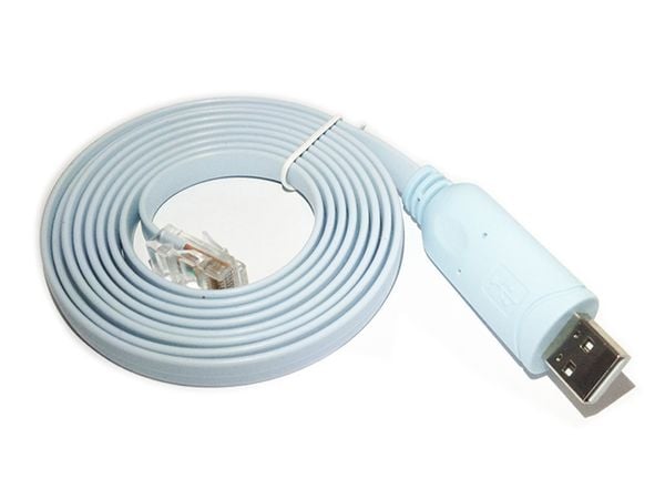 Cáp lập trình Console USB to RJ45 1.8M 3M 3.6M 4M 4.5M 5M - Phụ Kiện Điện Tử Việt Nam Cáp cisco console usb to rj45