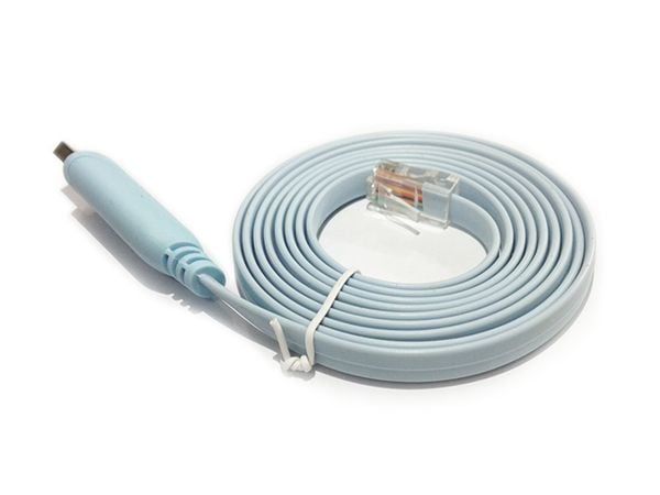 Cáp lập trình Console USB to RJ45 1.8M 3M 3.6M 4M 4.5M 5M - Phụ Kiện Điện Tử Việt Nam Cáp cisco console usb to rj45 | cap console ciscto usb to rj45
