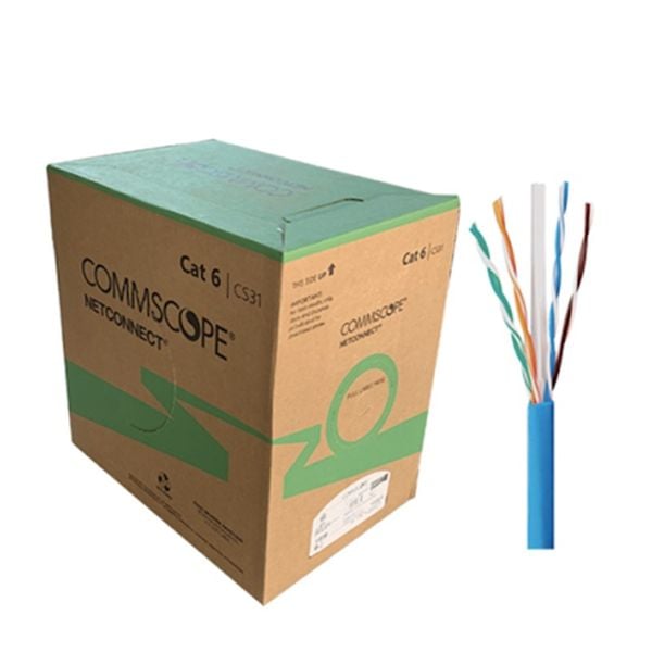 Cáp mạng CAT6 UPT Commscope 1 thùng 305 mét - Phụ Kiện Điện Tử Việt Nam cap mang cat6 commscope