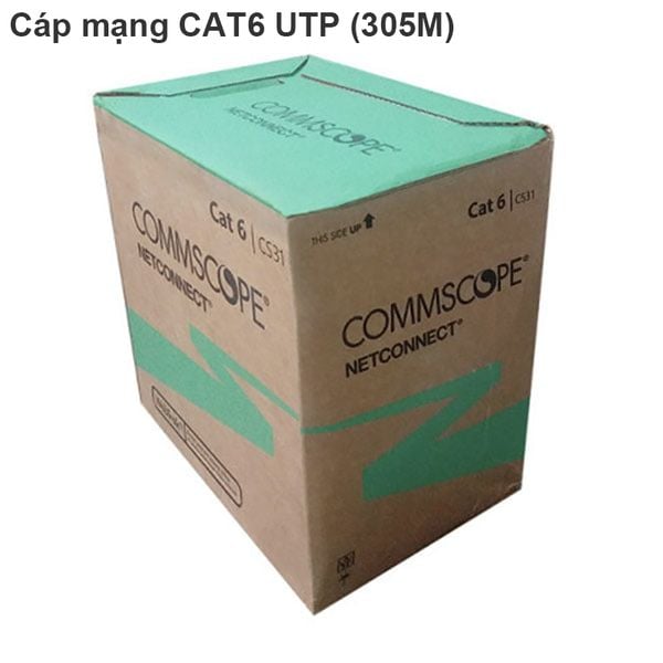 Cáp mạng CAT6 UPT Commscope 1 thùng 305 mét - Phụ Kiện Điện Tử Việt Nam cap mang cat6 commscope