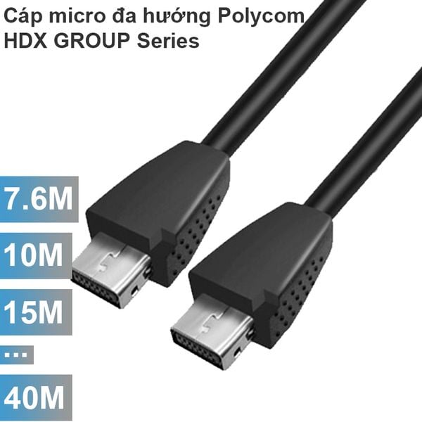 Cáp Polycom Group Microphone 310 500 550 700 dài 7.6M 10M 15M 20M 25M 30M 35M 40M - Phụ Kiện Điện Tử Việt Nam cap mic polycom group